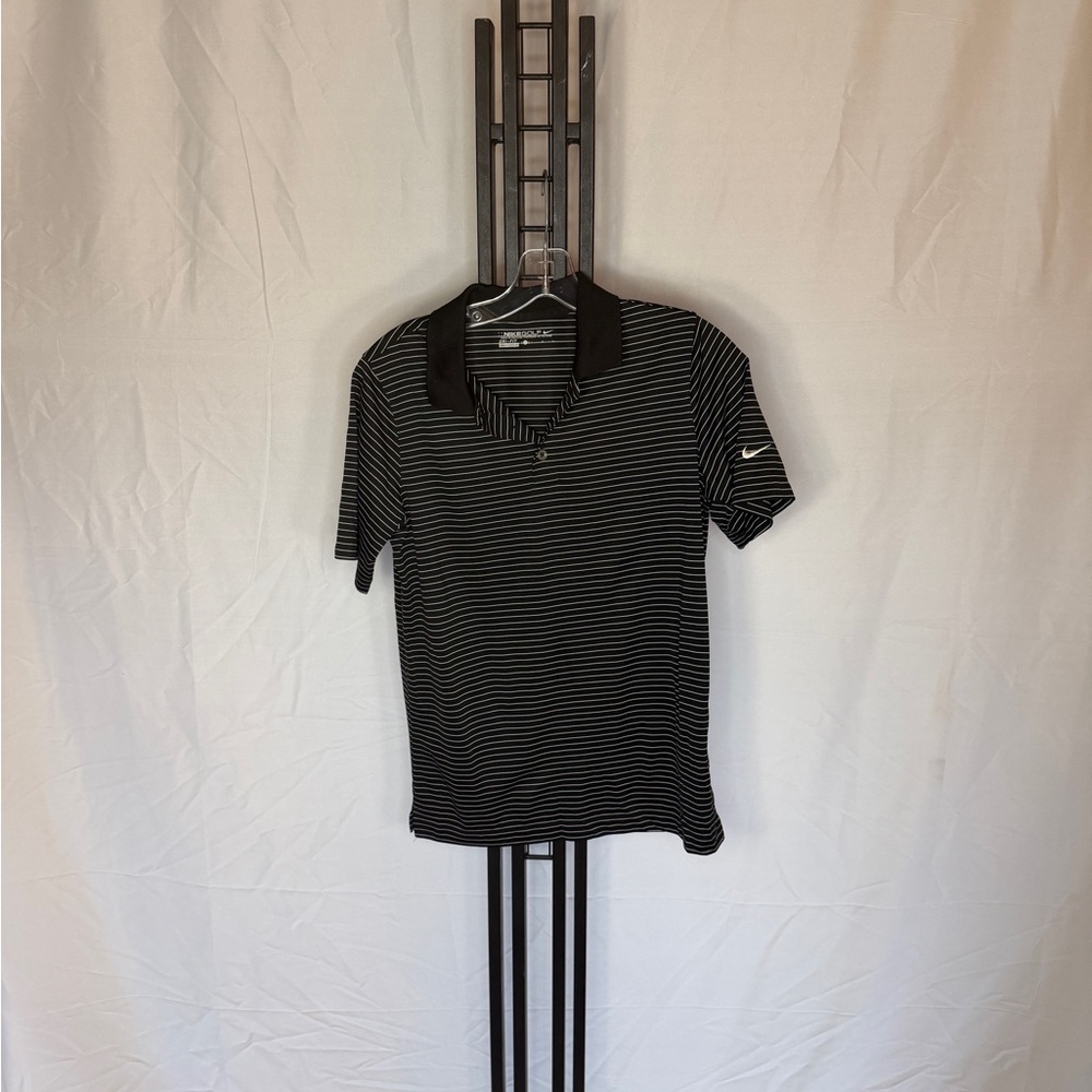 Nike Kids Black and‎ Gray Polo Shirt